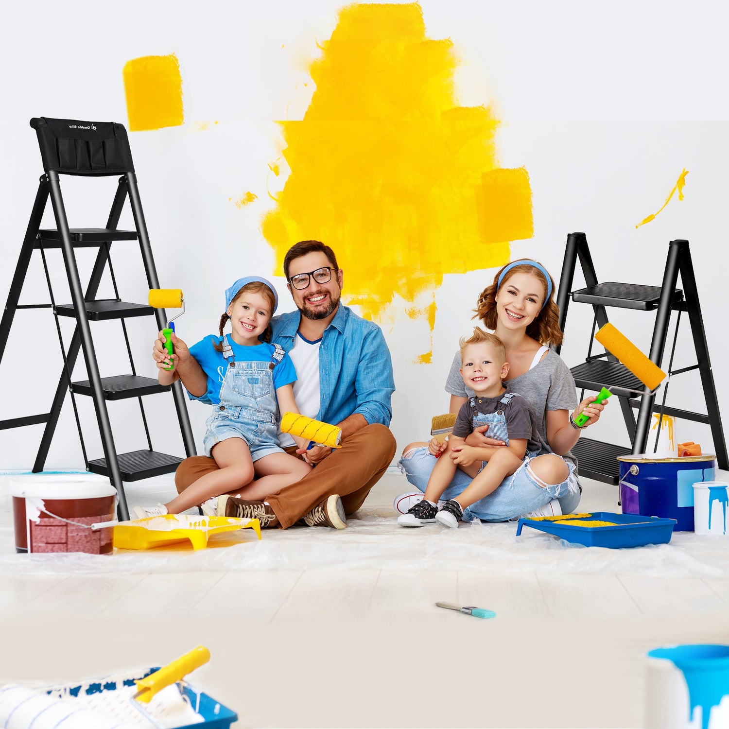 Double Elite® step ladders for home improvement